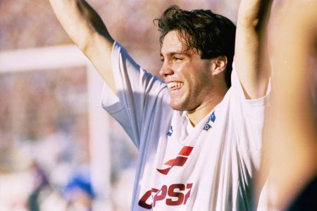 El jugador Pier del Tenerife decisivo ese día 7/06/1992. 
