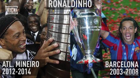 Ronaldinho conforma la lista de ocho jugadores en ganar Libertadores y Champions 
