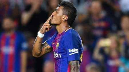 Paulinho un jugador clave en el juego del Barcelona, supliendo en gran parte la salida de Neymar. 