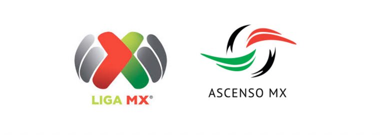 Logos de la Liga MX y Ascenso MX