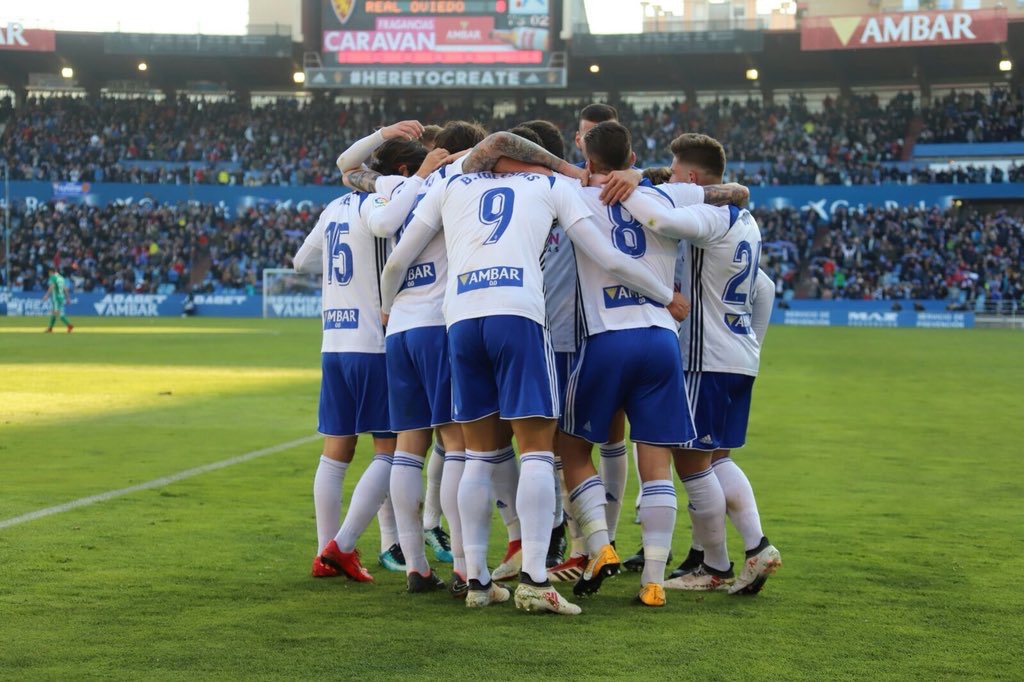 El Zaragoza celebrando un gol - SportBall