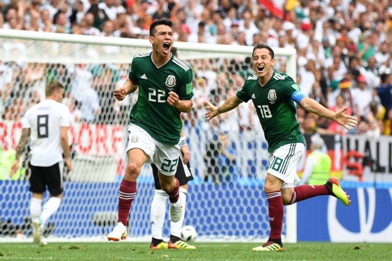 Lozano debuta con gol en su rpimer Mundial