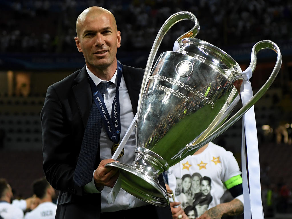 Zidane 3 Champions seguidas como entrenador