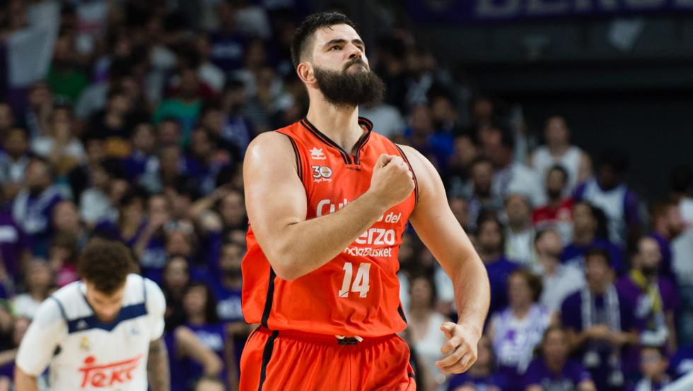 Plantilla Valencia Basket Bojan Dubljevic.