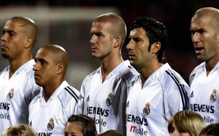 Ronaldo, Roberto Carlos, Beckham, Figo y Zidane formaban parte de los Galácticos del Real Madrid