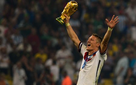 Bastian Schweinsteiger fue Campeón del Mundo con la Selección de Alemania.
