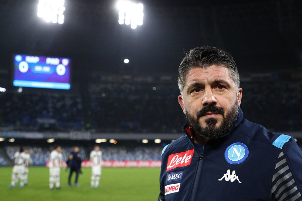 Gattuso encara una nueva etapa como entrenador en el Napoli