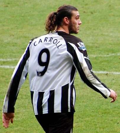 Andy Carroll, en su 1ª etapa en el Newcastle United.