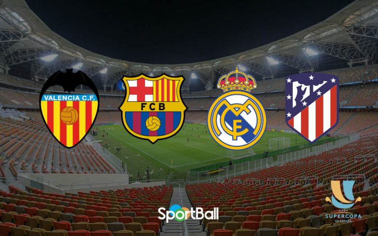 Previa de la Supercopa de España 2020 entre Valencia, Real Madrid, Atlético y Barça