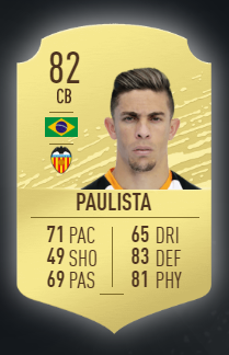 Gabriel Paulista es el defensa ideal para hacer un equipo barato para FIFA 20 de la liga española.