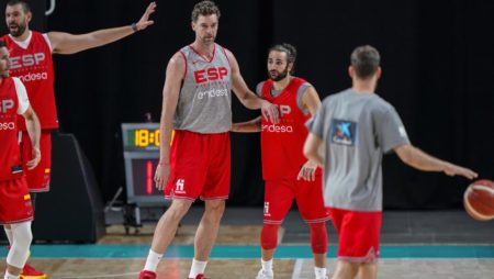 Jugadores de la selección de baloncesto de España